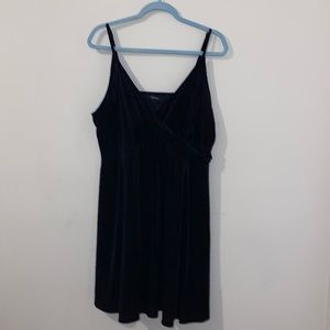 Ribbed velvet dress
